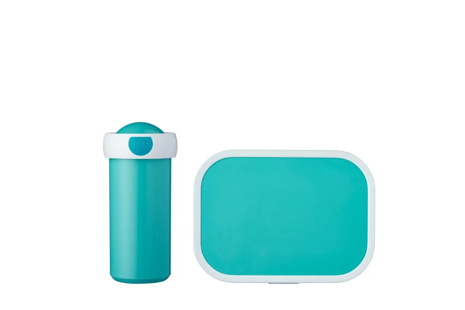mepal-campus-set-d-jeuner-turquoise-gobelet-300-ml-et-bo-te-lunch-bento-750-ml-a image 1