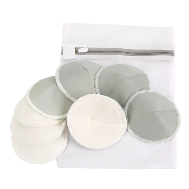 haakaa-set-de-8-coussinets-d-allaitement-lavables-en-bambou image 1
