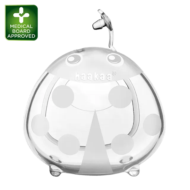 collecteur-de-lait-maternel-silicone-ladybug-haakaa image 1