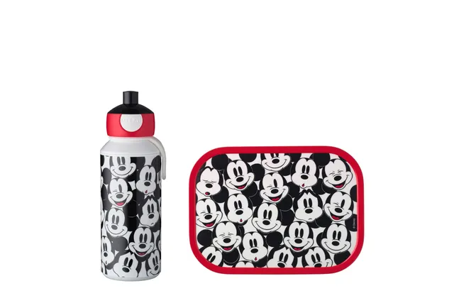 mepal-campus-set-d-jeuner-enfants-mickey-mouse-bouteille-pop-up-400ml-panier-rep image 1