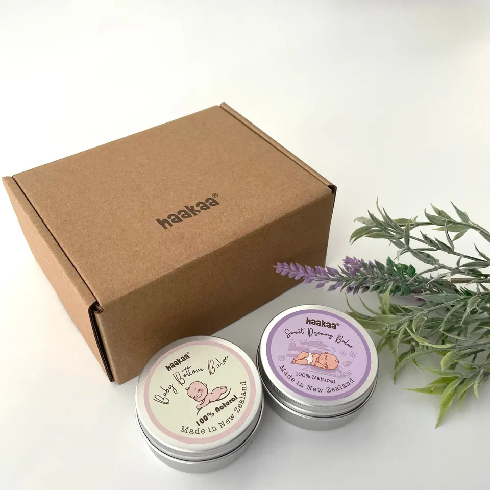 coffret-soins-b-b-haakaa-baby-soft-baume-pour-le-change-lotion-fabriqu-en-nouvel image 1
