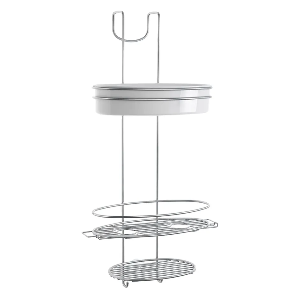 metaltex-orbit-valet-de-douche-3-niveaux-en-acier-inoxydable-chrom-29-x-13-x-58- image 1
