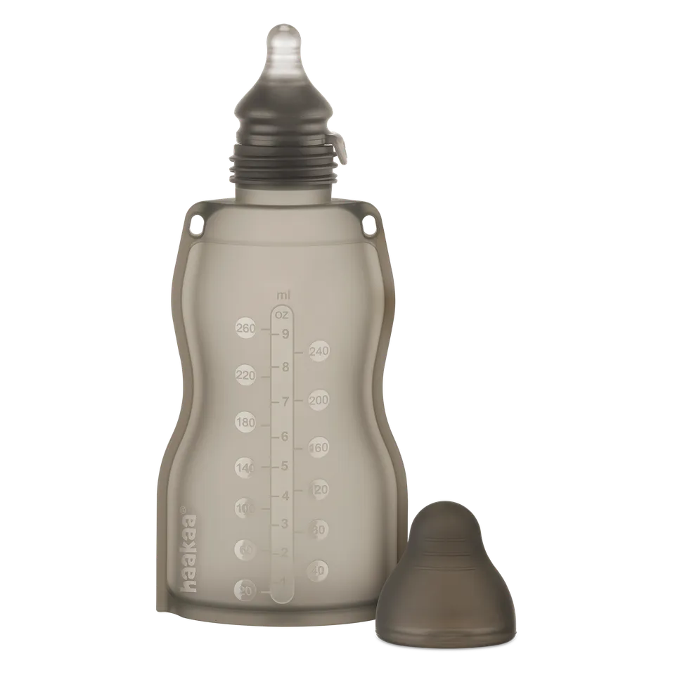 haakaa-sachet-d-alimentation-presser-en-silicone-260-ml-t-tine-pour-lait-et-alim image 1