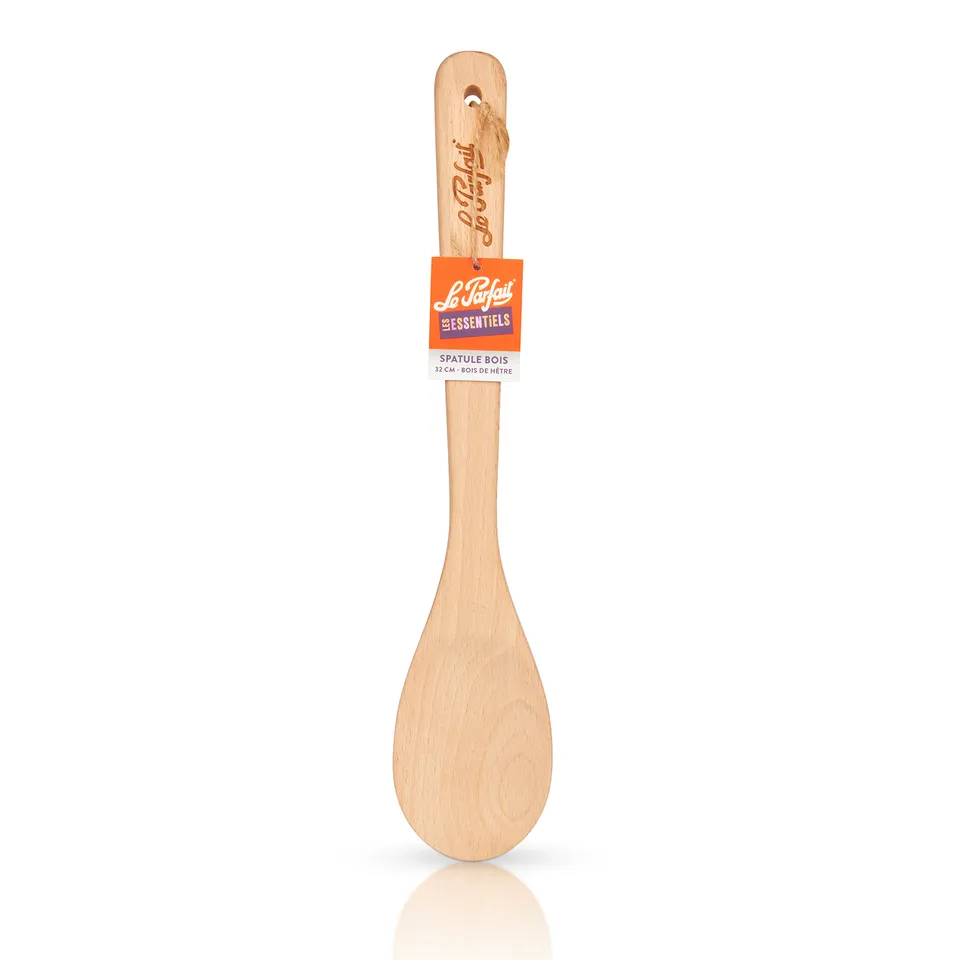 spatule-cuill-re-en-bois-de-h-tre-le-parfait-essentials-32-cm-et-50-cm image 1
