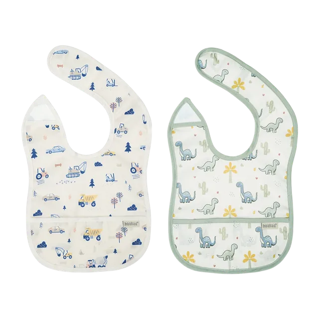 bavoir-pliable-easy-fold-haakaa-lot-de-2 image 1