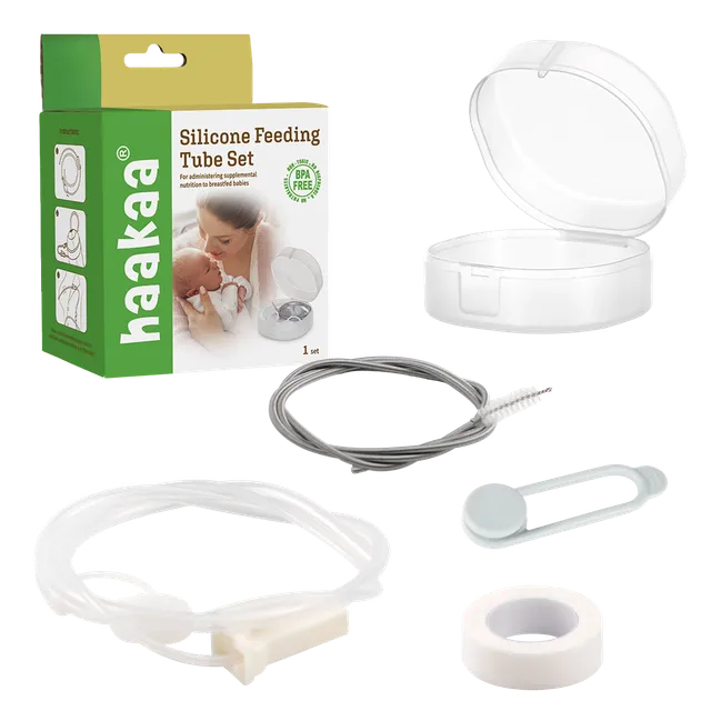 tube-d-alimentation-en-silicone-haakaa-syst-me-d-alimentation-compl-mentaire image 1