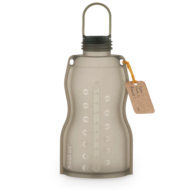 sachets-de-conservation-de-lait-maternel-en-silicone-haakaa-260-ml image 1