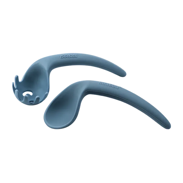 set-de-cuill-res-auto-alimentation-en-silicone-haakaa-2-cuill-res-pour-droitiers image 1
