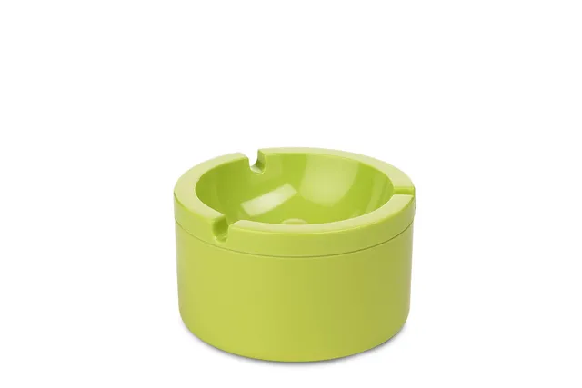 mepal-cendrier-eos-avec-couvercle-anti-odeur-vert-lime-m-lamine image 1