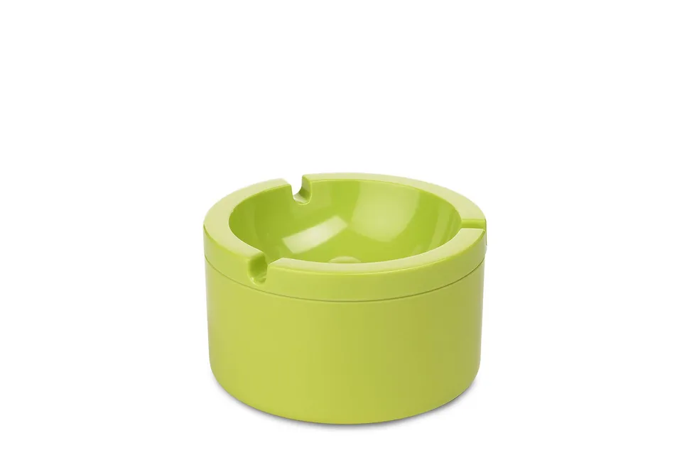 mepal-cendrier-eos-avec-couvercle-anti-odeur-vert-lime-m-lamine image 1