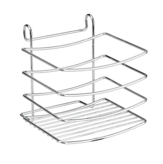 metaltex-malta-tag-re-de-douche-chrom-e-16x17x16-cm-avec-barre-porte-serviettes image 1