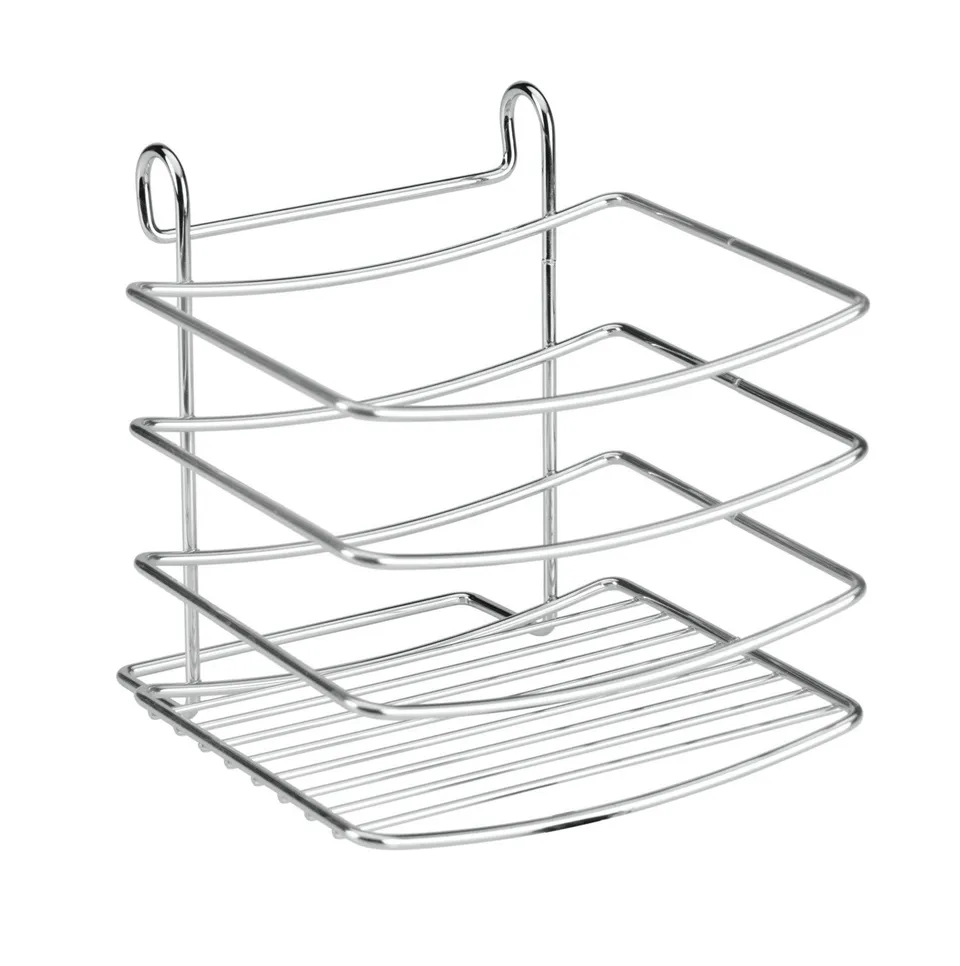 metaltex-malta-tag-re-de-douche-chrom-e-16x17x16-cm-avec-barre-porte-serviettes image 1