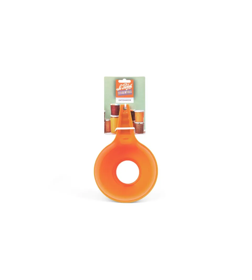 entonnoir-confiture-le-parfait-les-essentiels-orange-en-plastique image 1