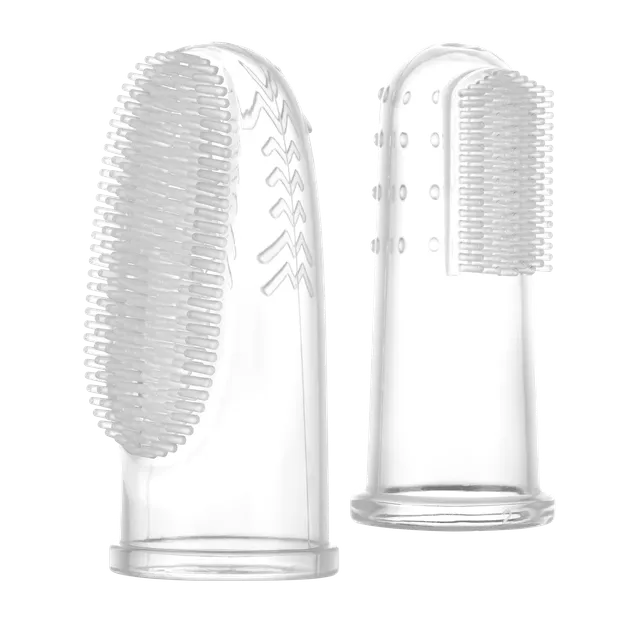 haakaa-brosse-dents-finger-en-silicone-lot-de-2-s-l image 1