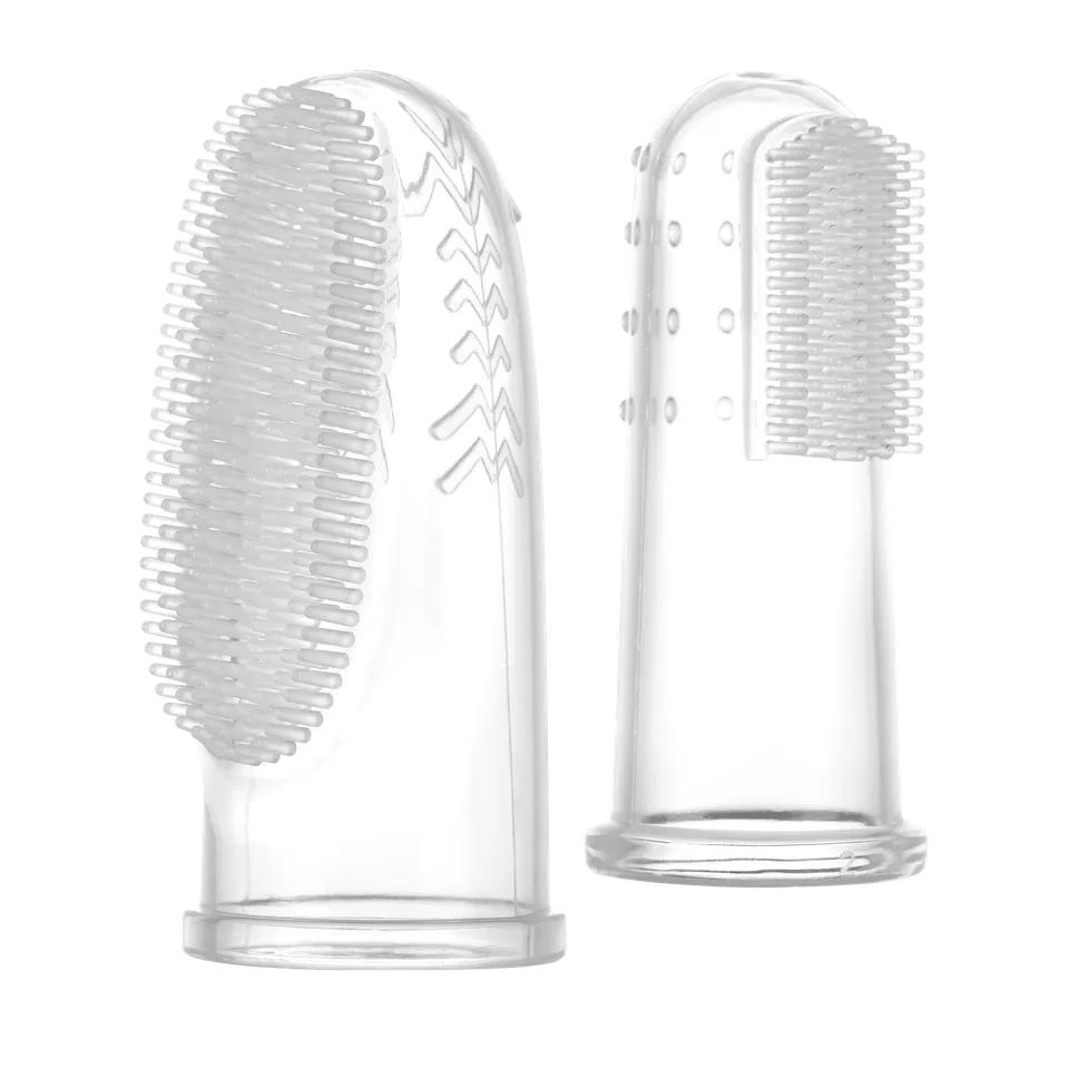 haakaa-brosse-dents-finger-en-silicone-lot-de-2-s-l image 1