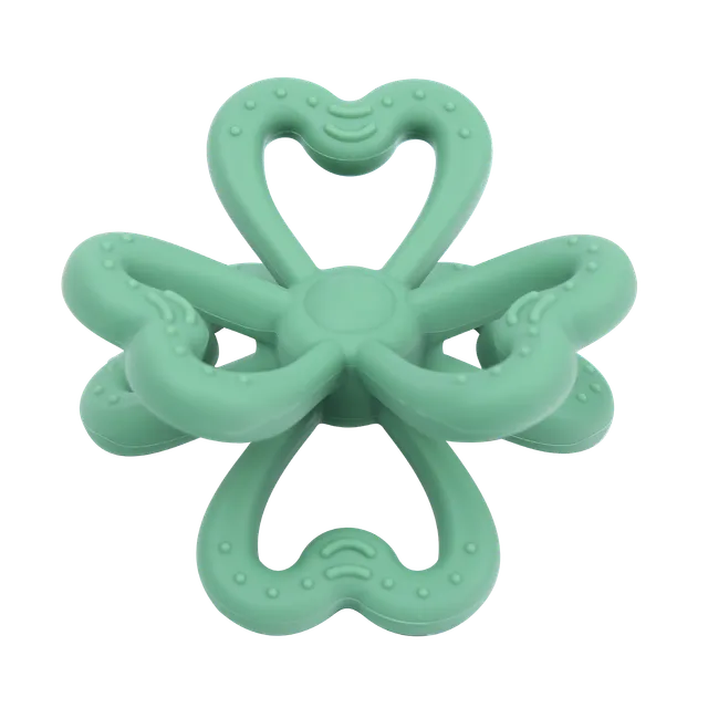 haakaa-anneau-de-dentition-tr-fle-en-silicone-6-feuilles-pour-b-b image 1