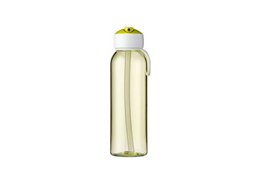 mepal-campus-flip-up-bouteille-d-eau-500-ml-avec-paille-citron-vert image 5