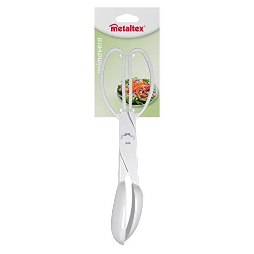 metaltex-253029-pince-et-couverts-salade-primavera-en-plastique-blanc image 6