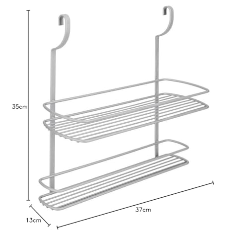 metaltex-city-line-tag-re-2-niveaux-35-x-13-x-38-cm-blanc-rev-tement-polytherme- image 8
