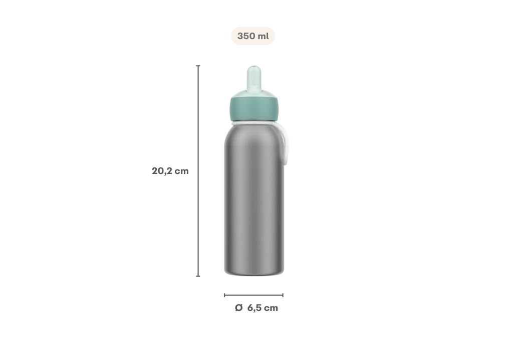 mepal-flip-up-campus-little-dutch-bouteille-isotherme-enfant-350-ml-acier-inoxyd image 4