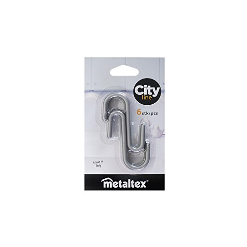 metaltex-crochets-city-line-gris-lot-de-2 image 7