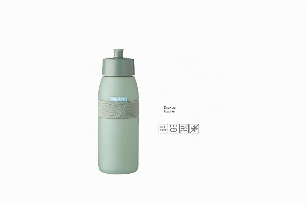 mepal-bouteille-de-sport-ellipse-500-ml-nordic-blue-gourde-r-utilisable-pour-spo image 2