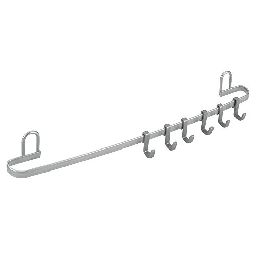 metaltex-eureka-barre-de-crochets-6-crochets-40-cm-rev-tement-polytherm image 4