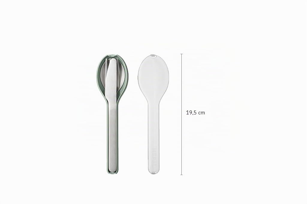 mepal-set-de-couverts-ellipse-3-pi-ces-avec-tui-nordic-green-acier-inoxydable image 5