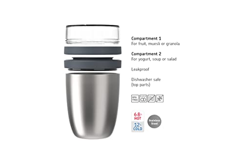 mepal-ellipse-panier-repas-isotherme-500-ml-tasse-thermo-double-compartiment-nat image 7