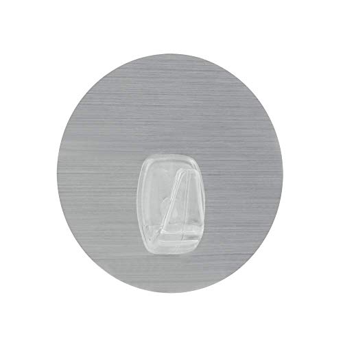 metaltex-crochet-statique-sans-colle-u-fix-plastique-caoutchouc-argent-8-5-cm image 2