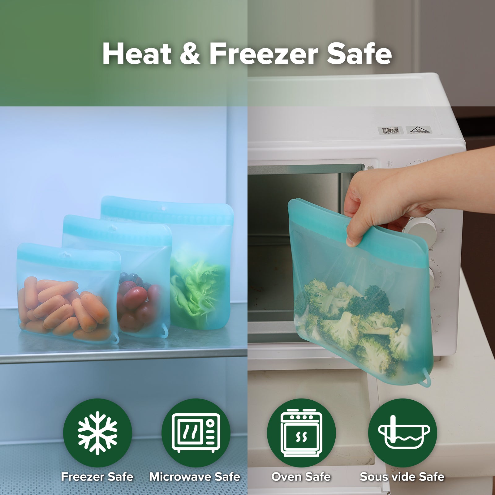 sachets-de-conservation-en-silicone-haakaa-dot-seal-lot-de-3-tailles image 4