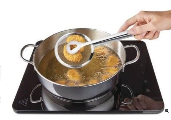 metaltex-pince-frire-inox-28-cm-3-en-1-avec-gouttoir image 8