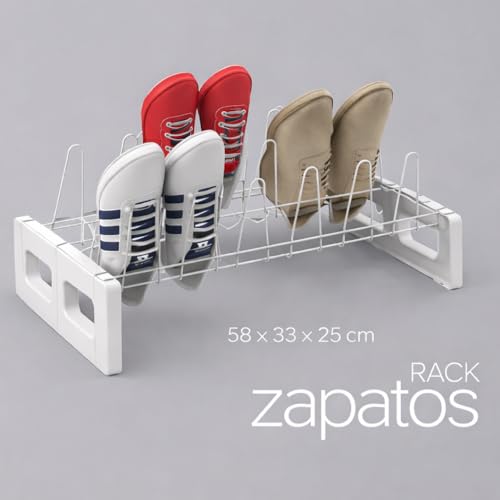 metaltex-zapatos-porte-chaussures-9-paires-blanc-58-x-33-x-25-cm image 6