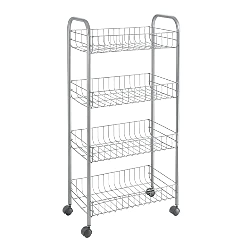 metaltex-ascona-desserte-de-cuisine-4-corbeilles-polytherm-41-x-23-x-84-cm-silve image 8