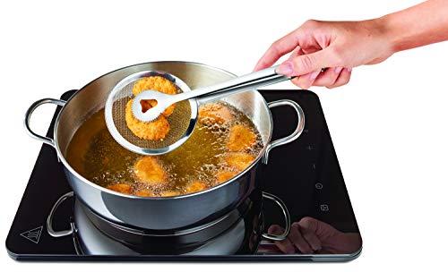 metaltex-pince-frire-inox-28-cm-3-en-1-avec-gouttoir image 7