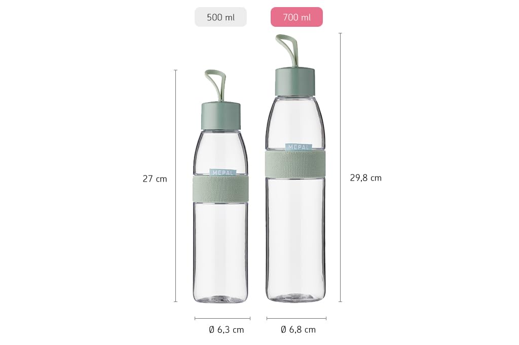 mepal-bouteille-d-eau-ellipse-700-ml-r-utilisable-tanche-pour-eaux-gazeuses image 4