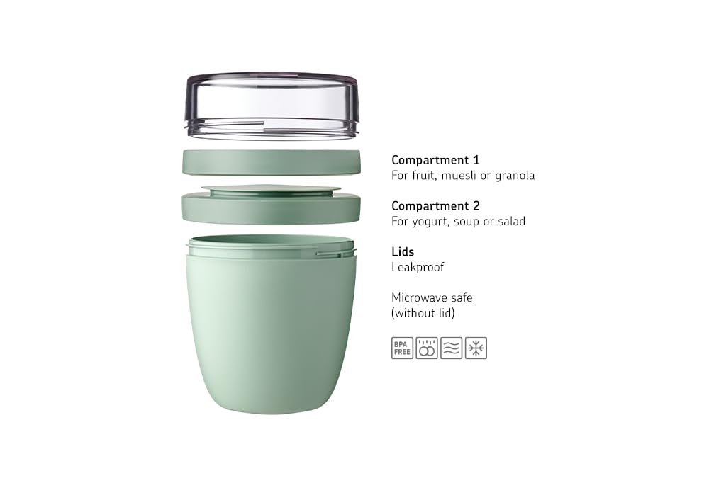 mepal-ellipse-mini-bol-d-jeuner-300-ml-blanc image 2