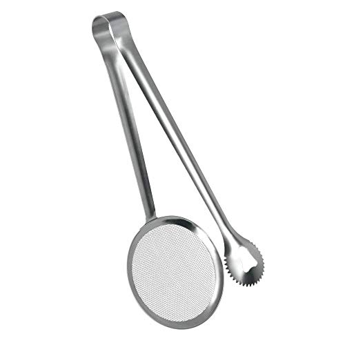 metaltex-pince-frire-inox-28-cm-3-en-1-avec-gouttoir image 5
