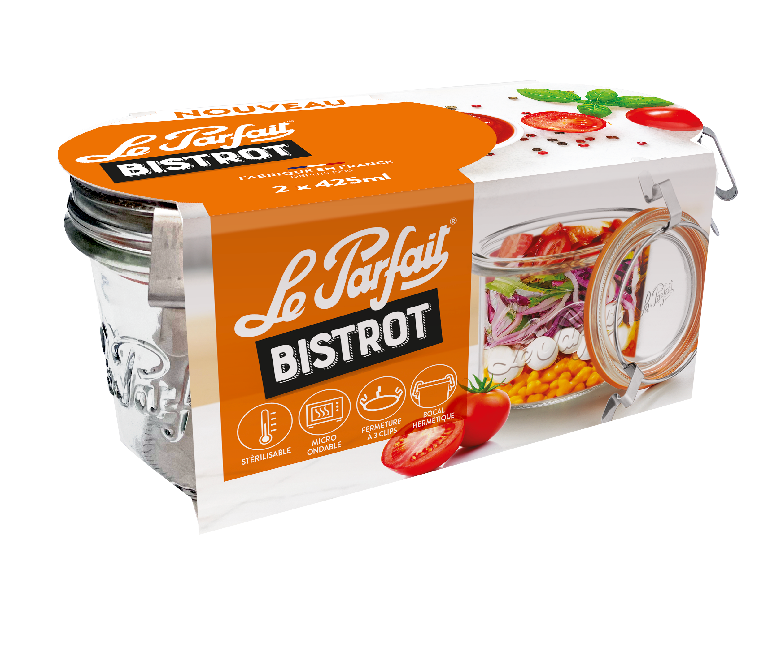 set-de-2-bocaux-bistrot-le-parfait-avec-clips-inox-pour-st-rilisation image 4
