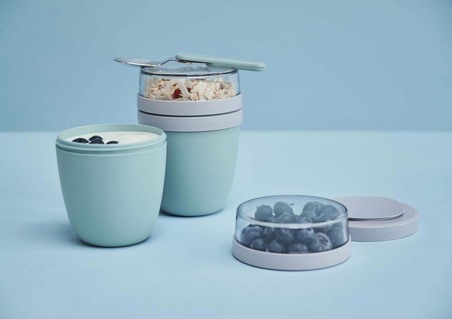 set-panier-repas-ellipse-mepal-avec-cuill-re-pliante-2-compartiments-tanche-sans image 3