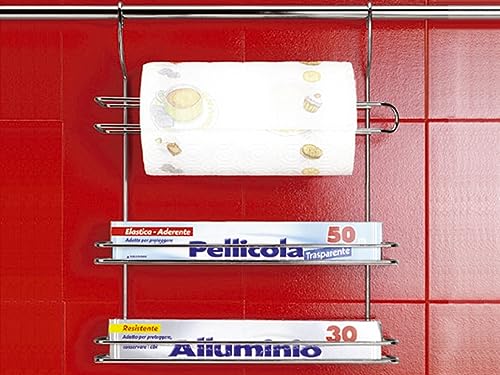 metaltex-tag-re-porte-rouleaux-3-tages-en-acier-chrom-35-x-8-x-41-cm image 7