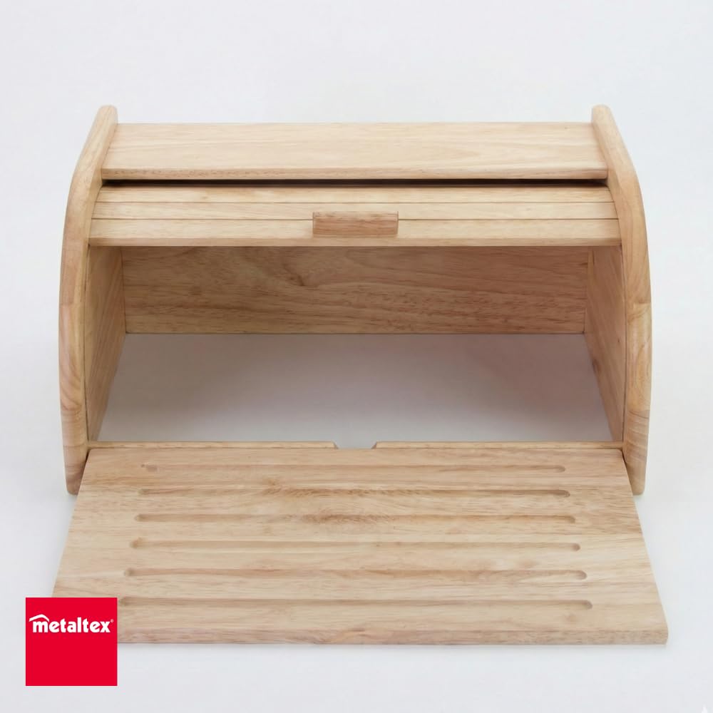 metaltex-hevea-bo-te-pain-avec-planche-d-couper-en-bois-naturel image 2