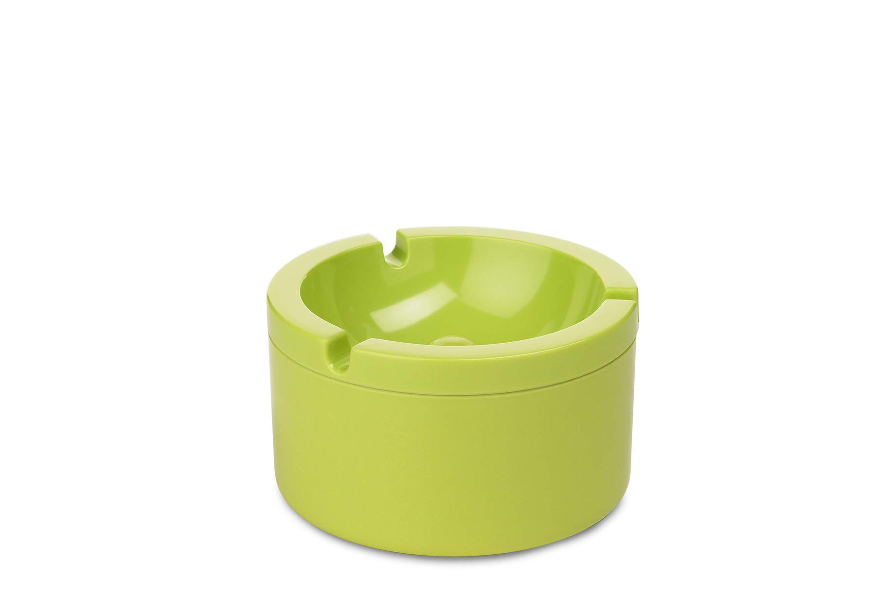 mepal-cendrier-eos-avec-couvercle-anti-odeur-vert-lime-m-lamine image 1