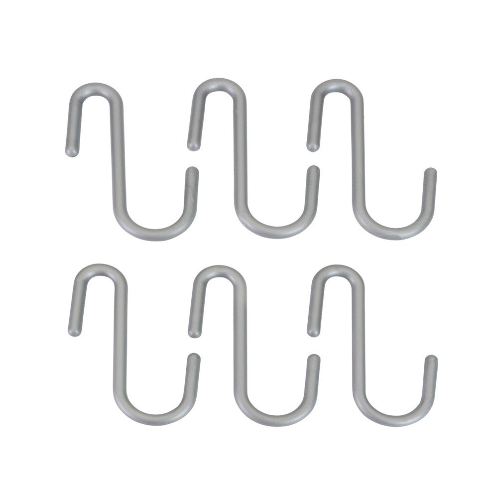 metaltex-crochets-city-line-gris-lot-de-2 image 1