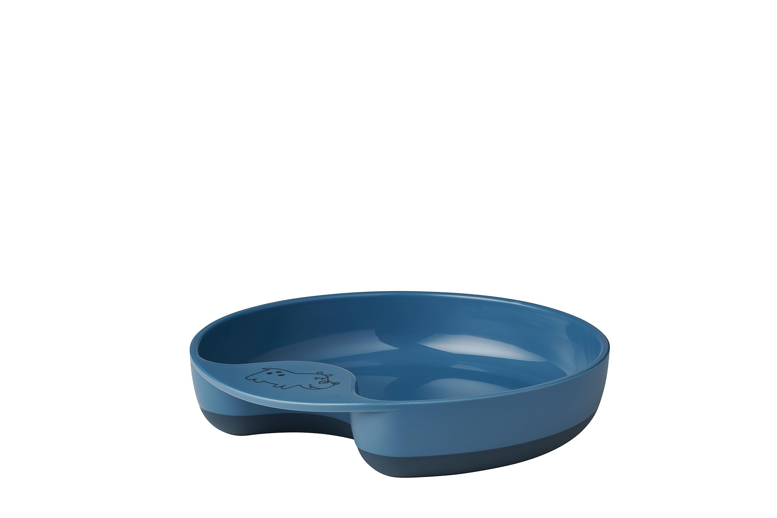 mepal-assiette-d-apprentissage-mio-pour-b-b-inclinaison-deep-blue image 2
