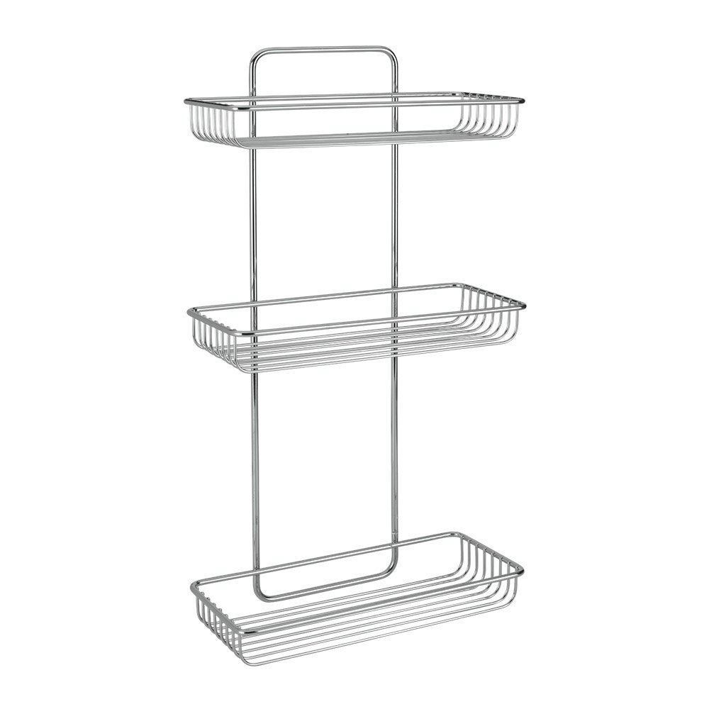 metaltex-mallorca-tag-re-de-salle-de-bain-3-tag-res-rectangulaire-m-tal-dimensio image 1