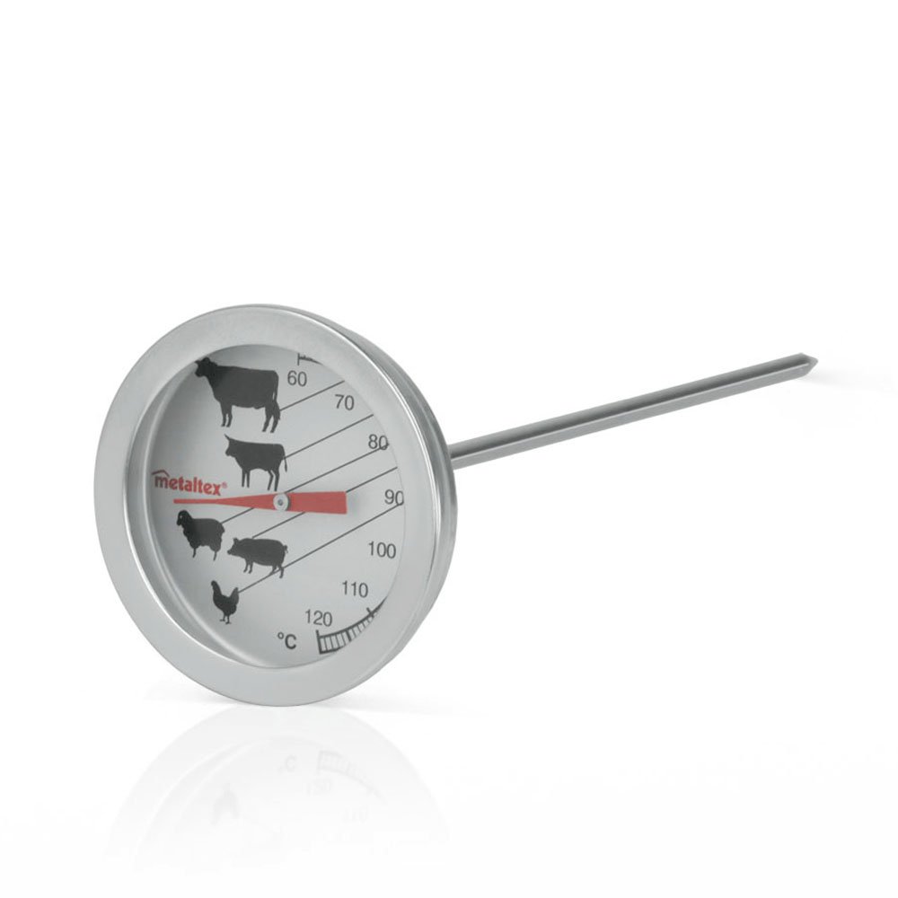 metaltex-thermom-tre-de-cuisson-et-grill-acier-inoxydable image 1