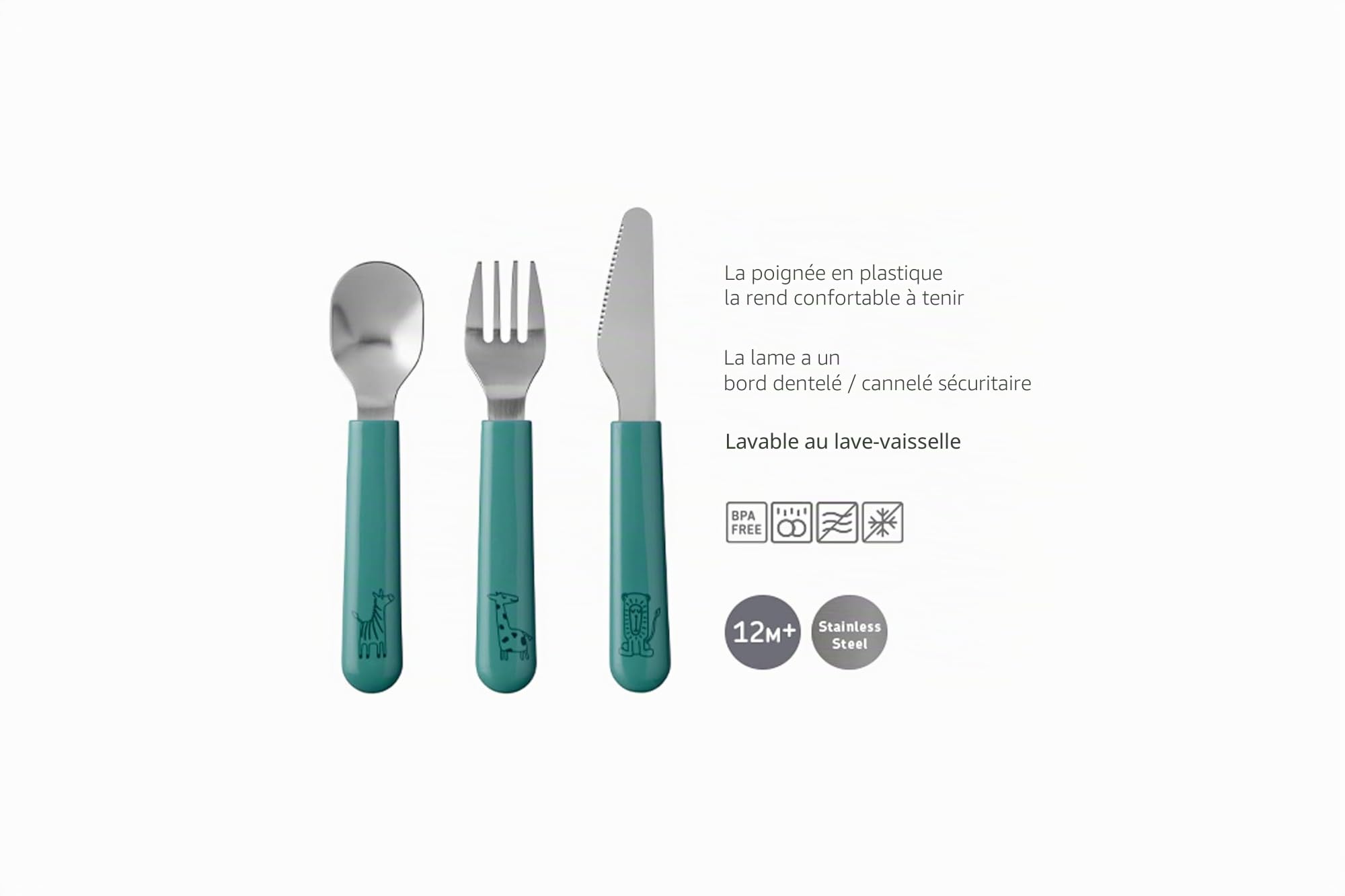 mepal-mio-couverts-enfant-3-pi-ces-inox-fourchette-couteau-cuill-re-pour-b-b-d-s image 2