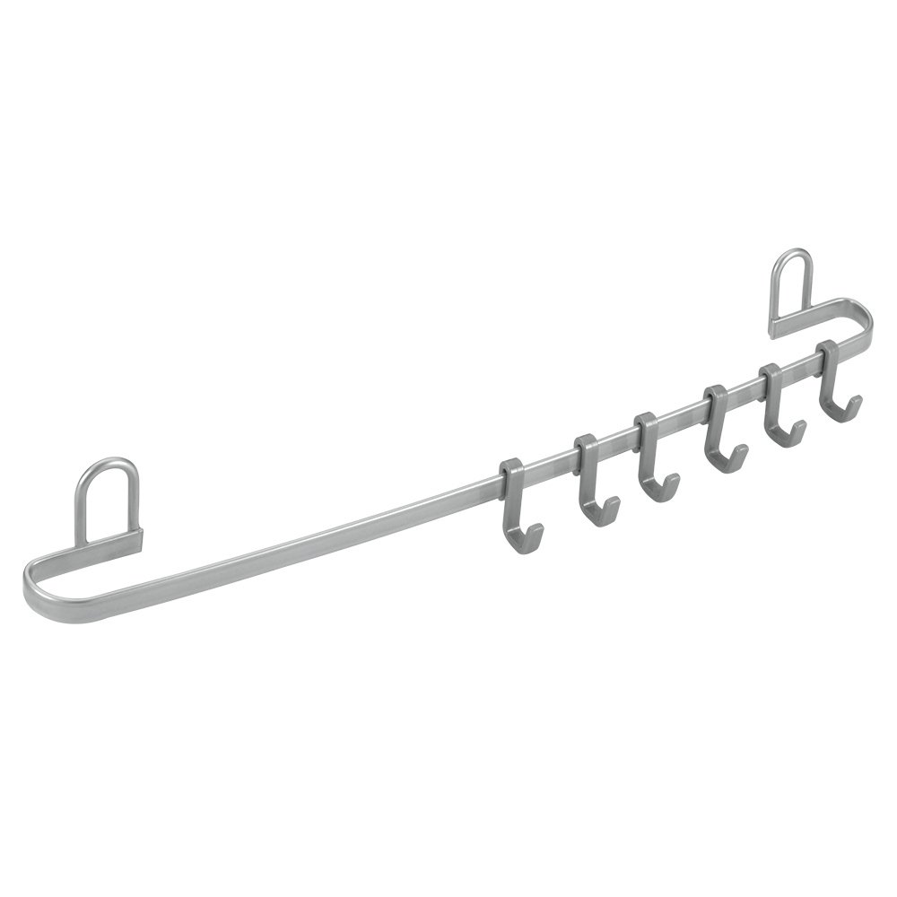 metaltex-eureka-barre-de-crochets-6-crochets-40-cm-rev-tement-polytherm image 1