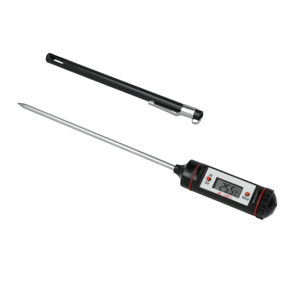 metaltex-thermom-tre-sonde-lectronique-noir-argent image 1
